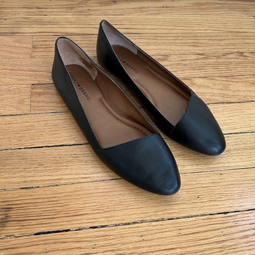 Lucky Brand Black Flats | Size 9